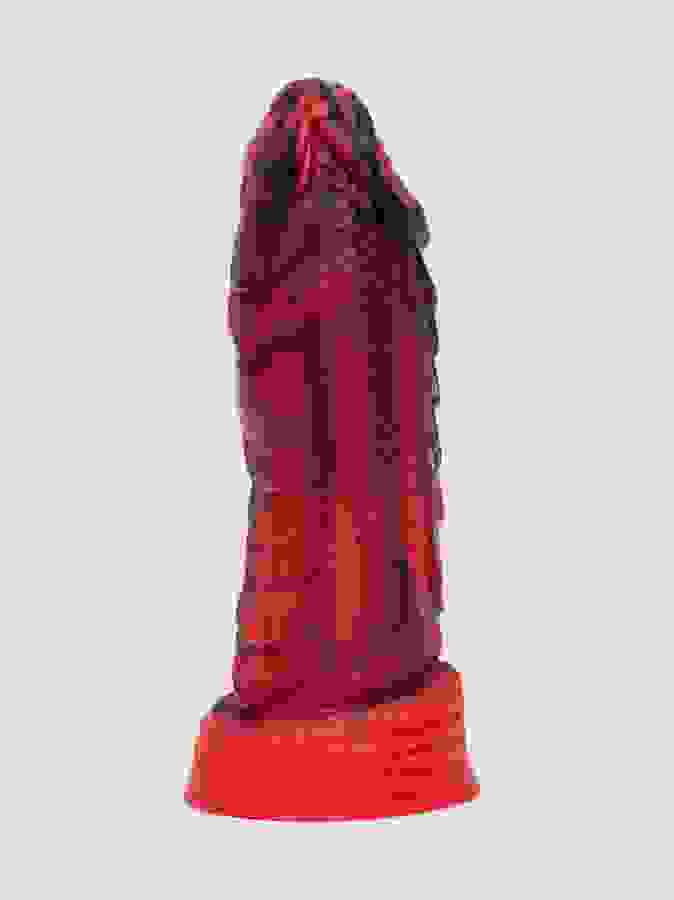 Lovehoney Pleasure Quest Girthy Fire Dragon Dildo, Red, hi-res